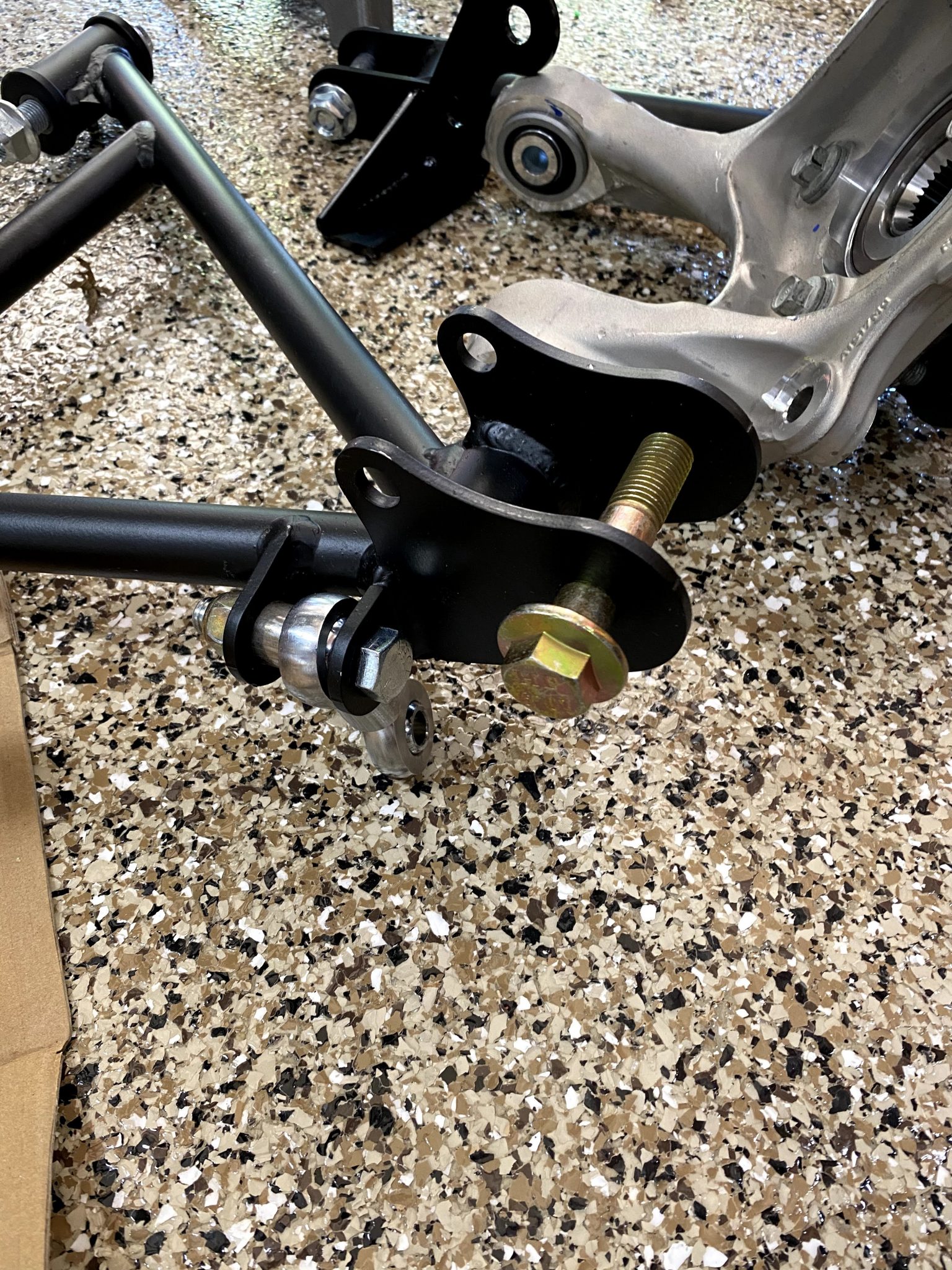 rear suspension installation