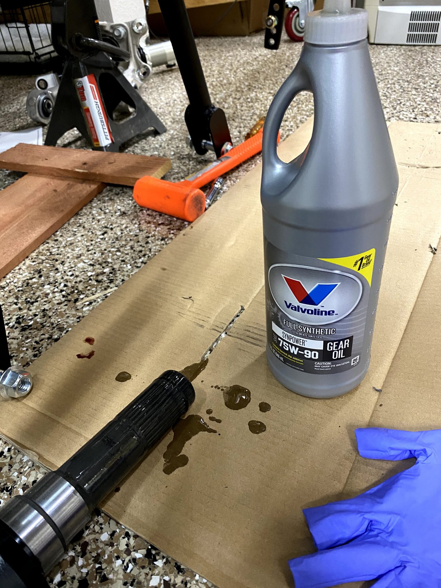rear suspension installation