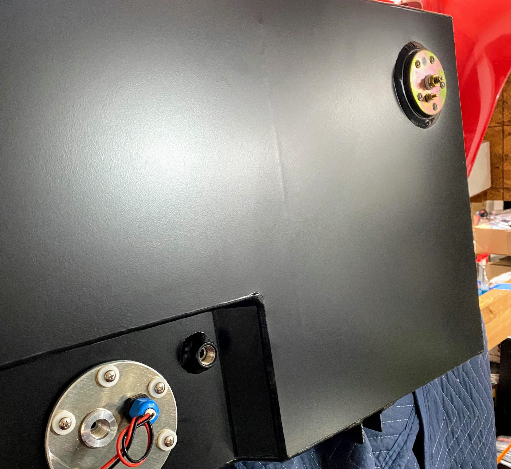 fuel sender installed