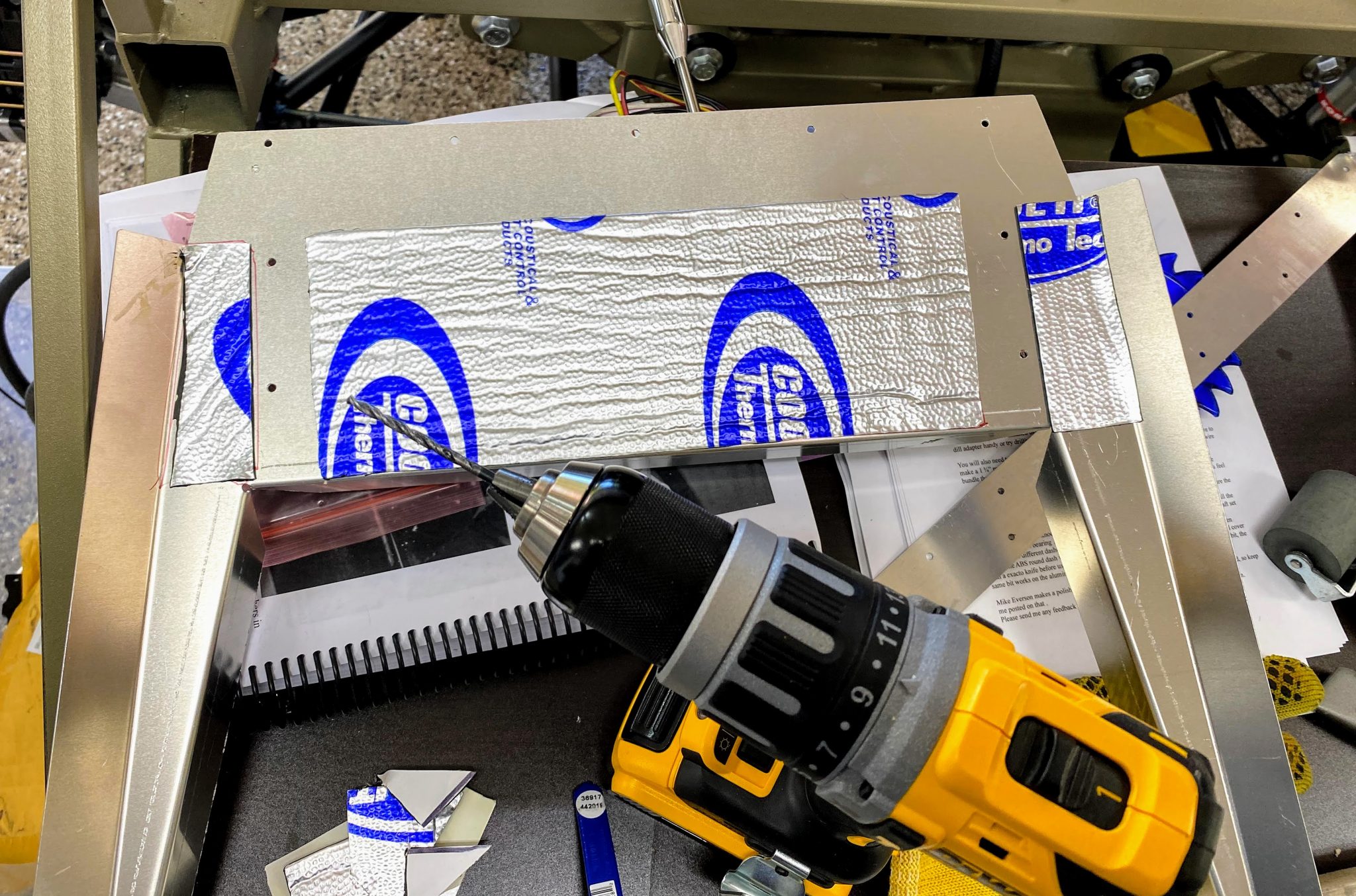 center panel insulation