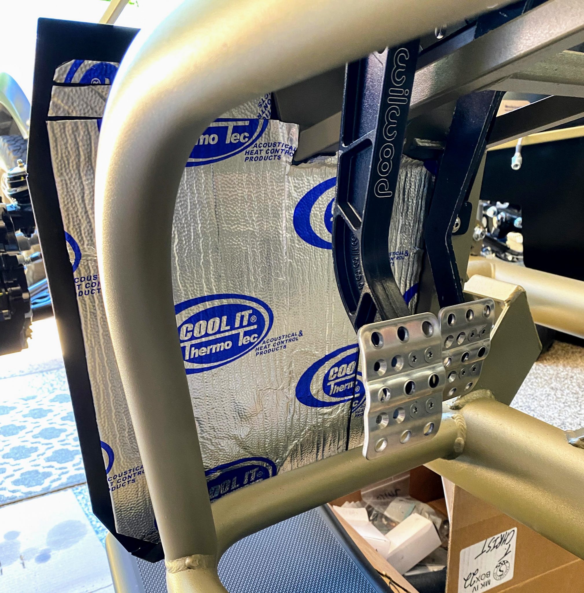 driver pedalbox insulation