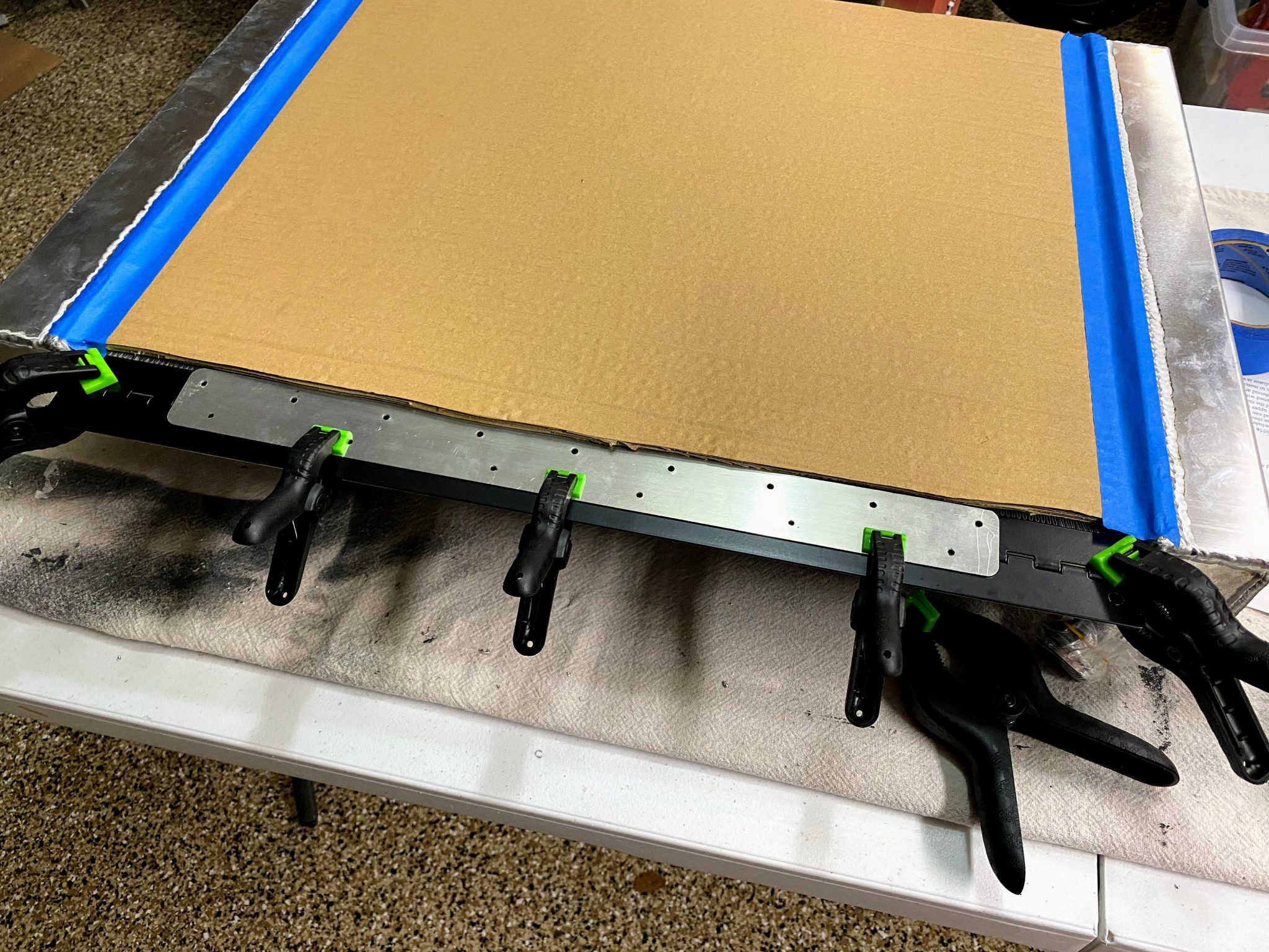 hinge rivet drilling