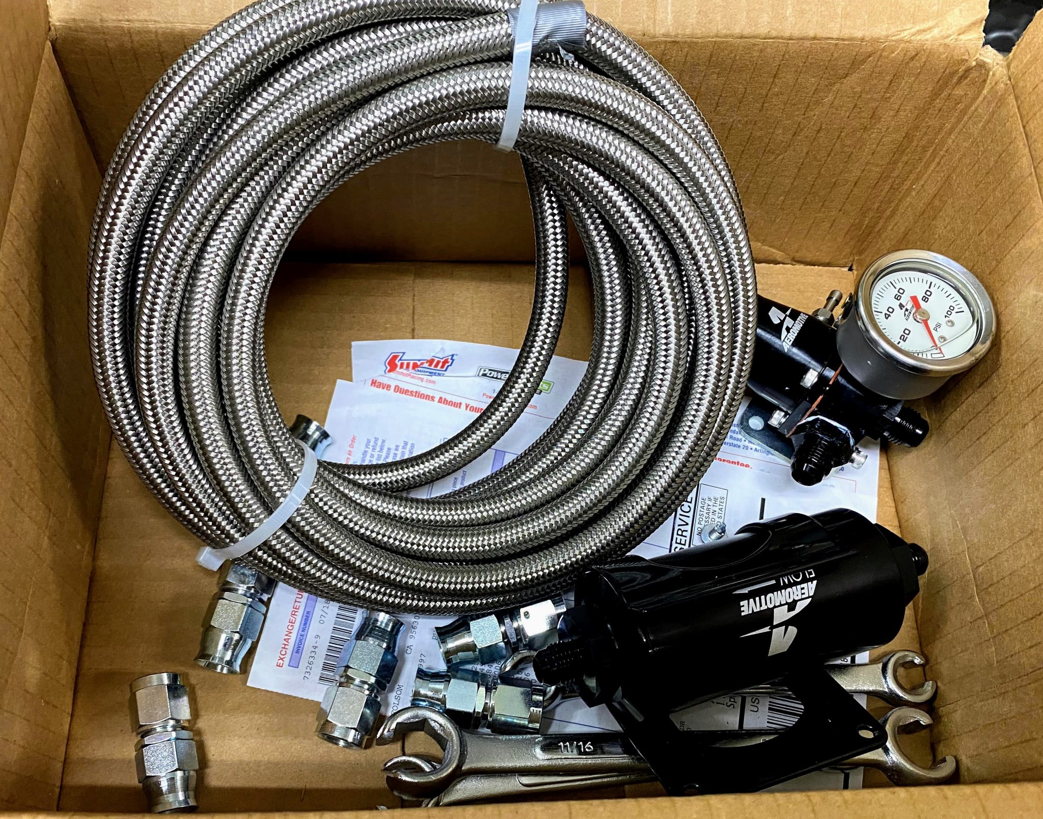 fuel line setup