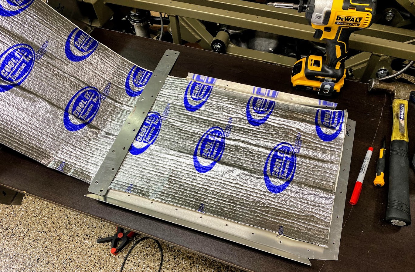 drilling and insulating