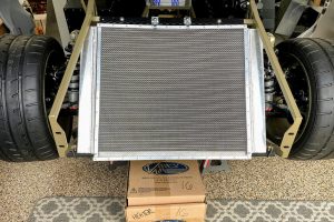 Protective aluminum mesh for the radiator