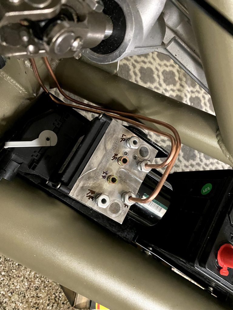 Got the ABS HCU mounted!