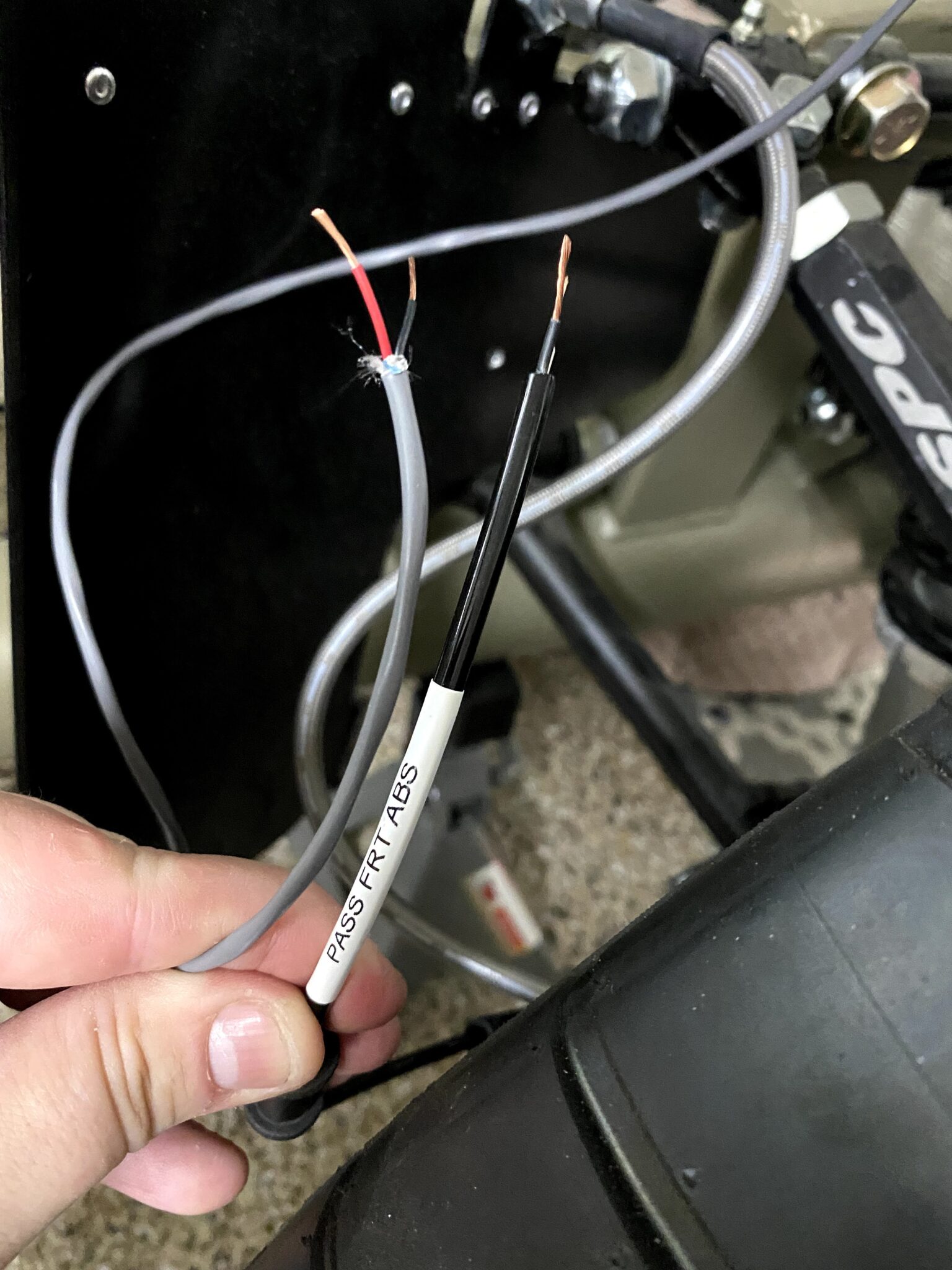 ABS wiring nearly completed