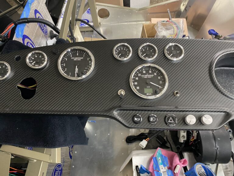 More dash work, and wiring diet going on!