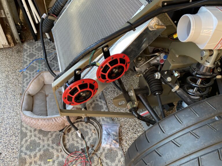 Electrical testing – horns and driving lights