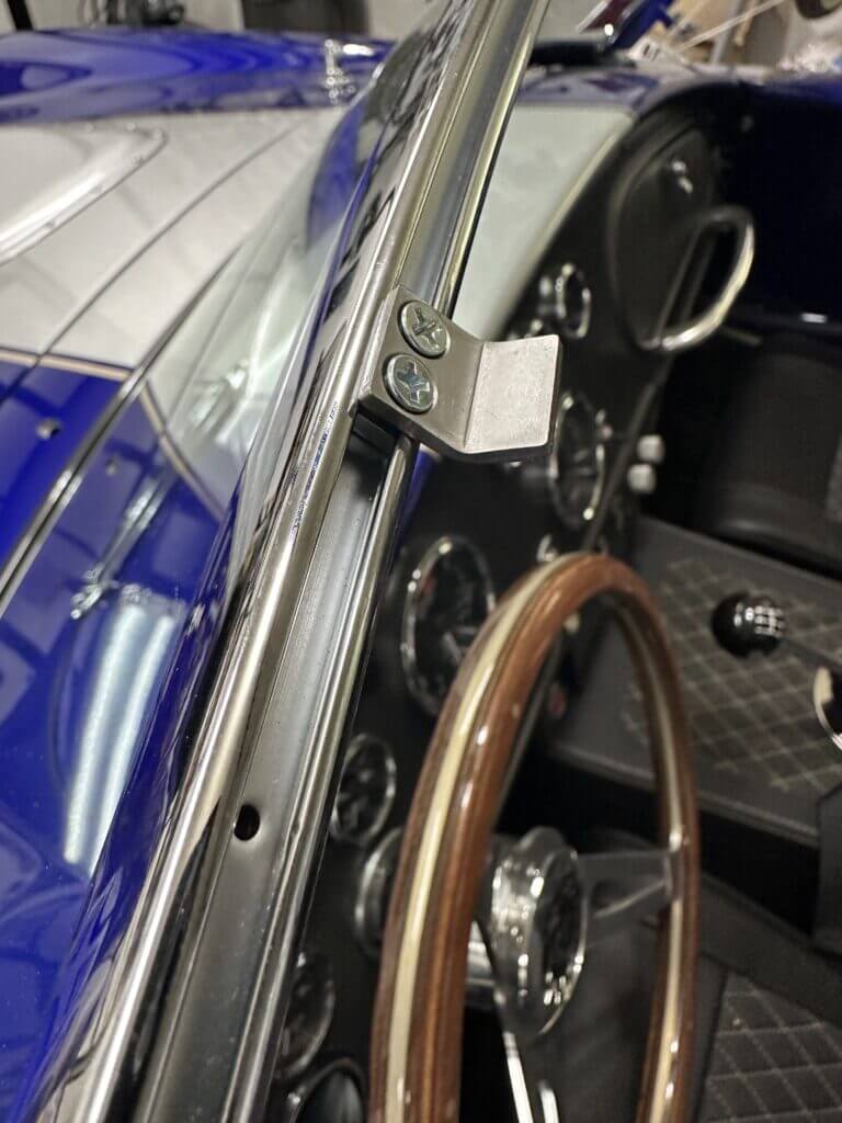Rear view mirror and wind wings attached!