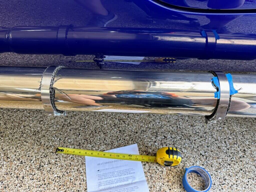hot exhaust heat shield