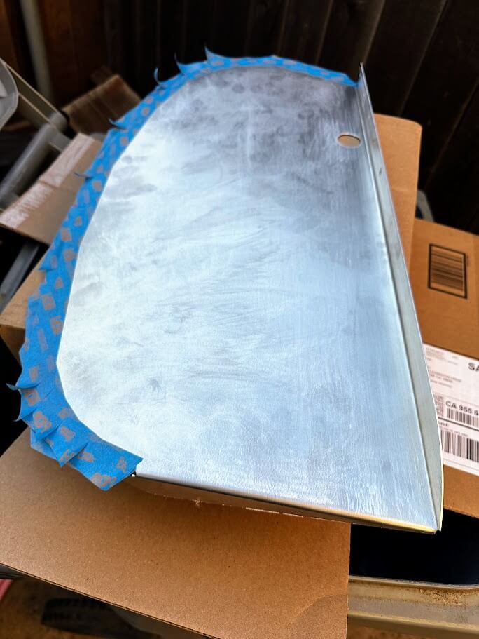 wheel well splash guard