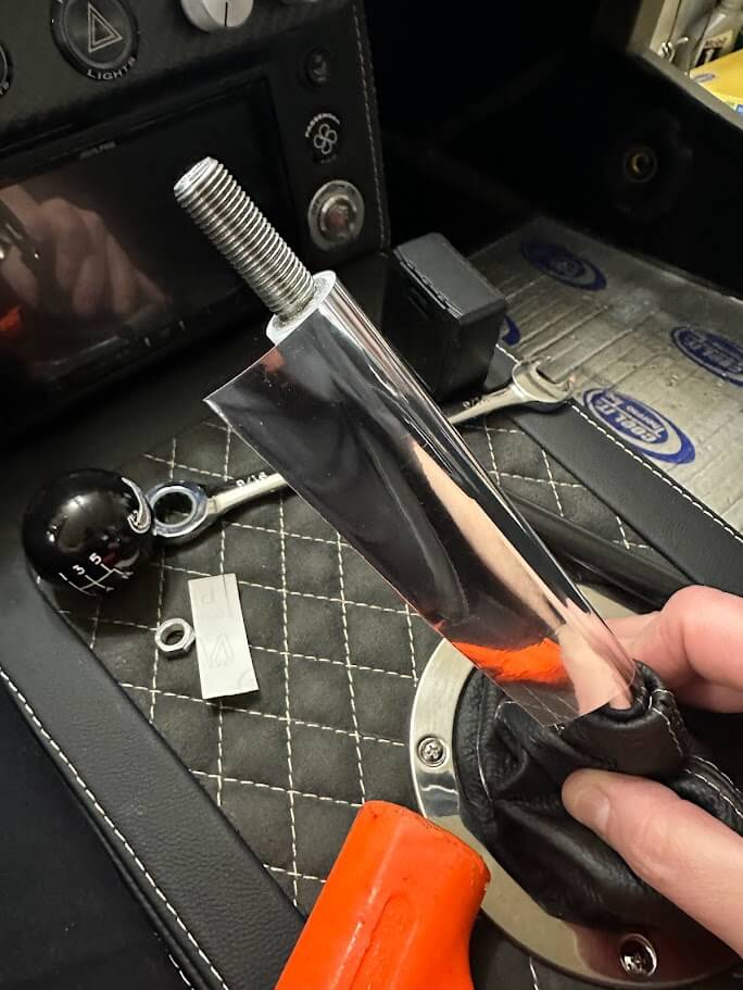 modifying the shifter handle